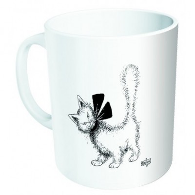 Mug Chat au ruban